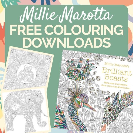 Millie Marotta Free Colouring Downloads