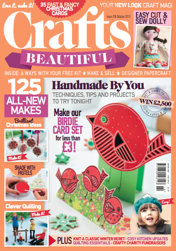 Crafts Beautiful October 2013 (issue 258) Template Pack