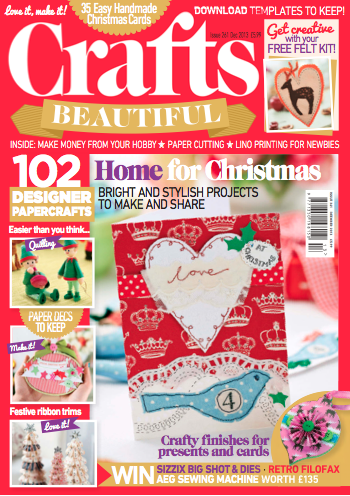 Crafts Beautiful December 2013 (issue 261) Template Pack