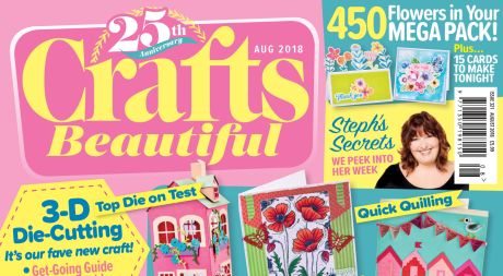 Crafts Beautiful August 2018 Issue 321 Template Pack