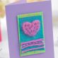 Needle Felted Heart Card Tutorial