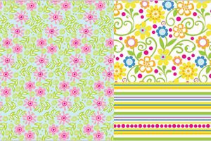 Easter Flower Free Papers