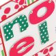 Chipboard Letter Noel Christmas Card