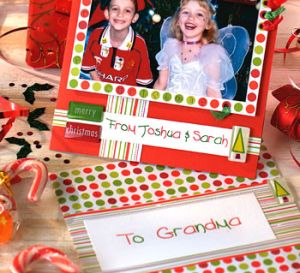 Christmas Children’s Scrapbook Layout