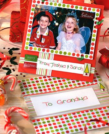 Christmas Children’s Scrapbook Layout