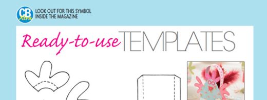 Crafts Beautiful April 2011 (issue 226) Template Pack