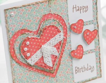 Distressed Shabby Chic  Bird All Occasion Cards