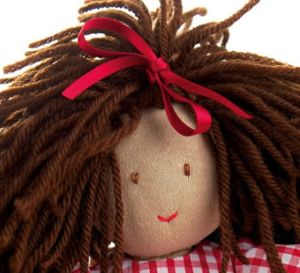 Gingham Stitched Dolly Pattern