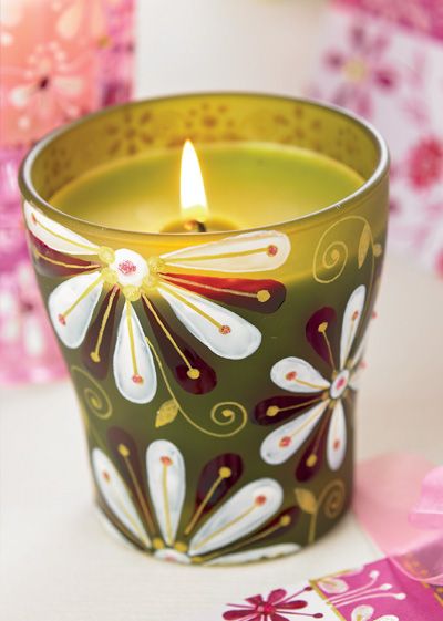Painted Glassware Home Project