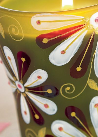 Painted Glassware Home Project