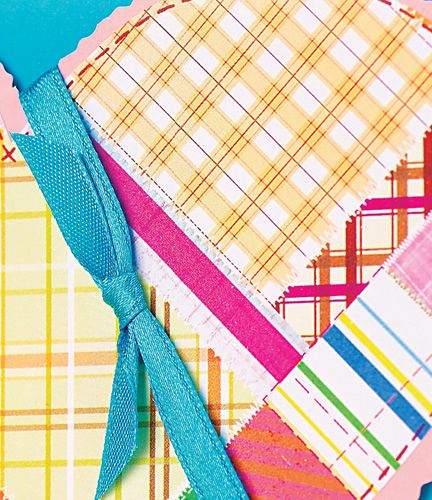 Patchwork Paper Heart Card