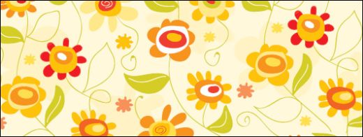 Retro Sunshine & Flowers Sentiments & Free Papers