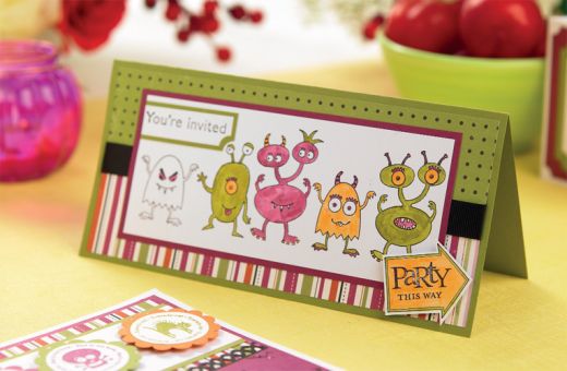 Little Monster Children’s Halloween Cards