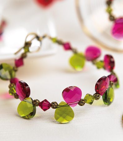 Easy Beaded Swarovski Elements Bracelet