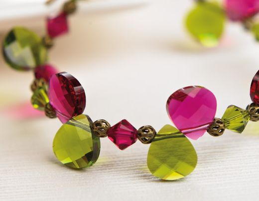 Easy Beaded Swarovski Elements Bracelet