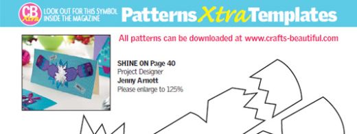 Crafts Beautiful Christmas Special 2011 (issue 233) Template Pack