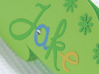 Crocodile Shaped Bespoke Children’s Birthday Card