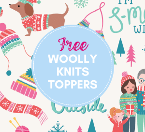 FREE Woolly Knits Card Toppers