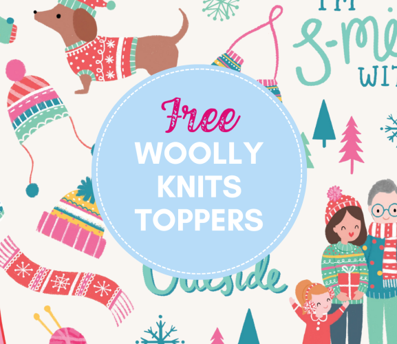 FREE Woolly Knits Card Toppers
