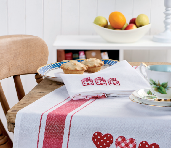 Cross-Stitch Tea Towels