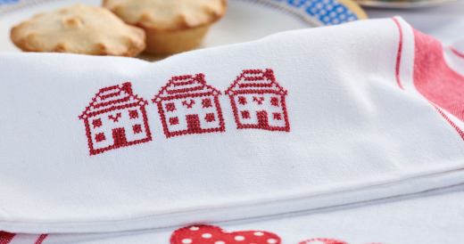 Cross-Stitch Tea Towels