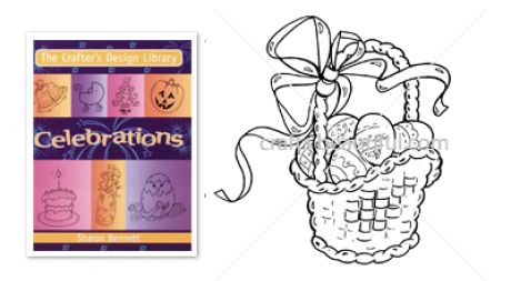 Easter Egg Basket Free Digital Stamp Easter Egg Basket Free Digital Stamp