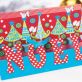 Stamped Modern Christmas Card Set