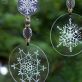 Engraved Glass Christmas Decorations