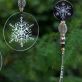 Engraved Glass Christmas Decorations
