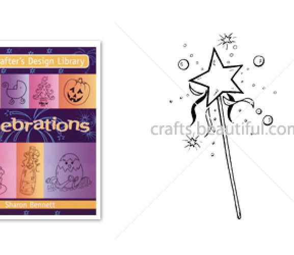 Fairy Magic Wand Free Digital Stamp