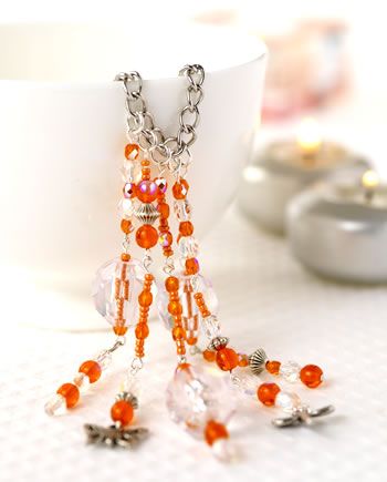 Beaded Handbag Charm