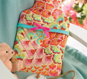 Hot Water Bottle Cover Quilting Project