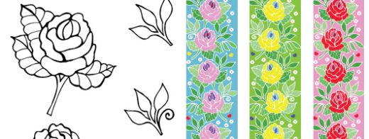 Floral Mother’s Day Free Digital Stamps & Paper Strips