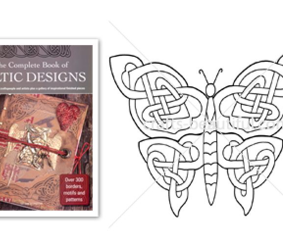 Knotted Celtic Butterfly Free Digital Download