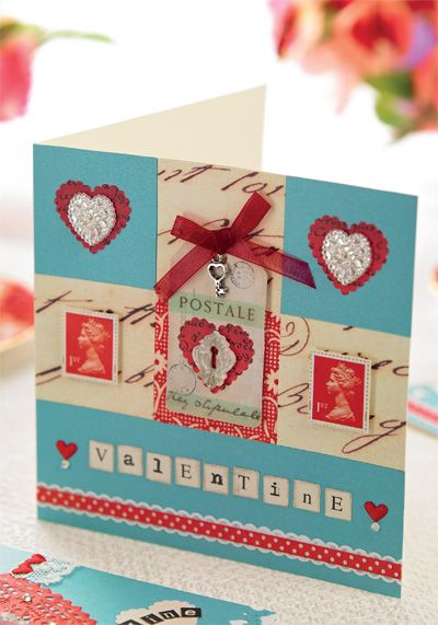Heart Doily Valentine’s Day Card