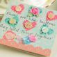 Stitched Feminine Card, Gift Tag & Fabric Heart