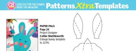 Crafts Beautiful April 2012 (issue 239) Template Pack