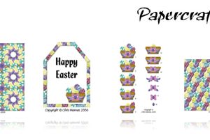 Retro Egg Easter Free Papers