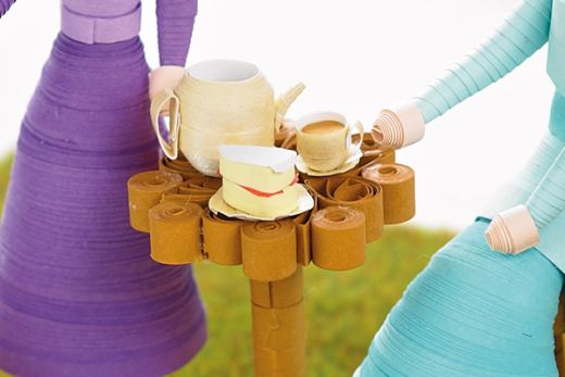 Quilled Tea Party Set