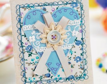Stitched Vintage Wedding Cards Stitched Vintage Wedding Cards
