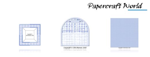 Blue Gingham Free Craft Downloads