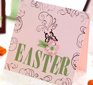 Stamped Quick Make Easter Card