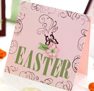 Stamped Quick Make Easter Card