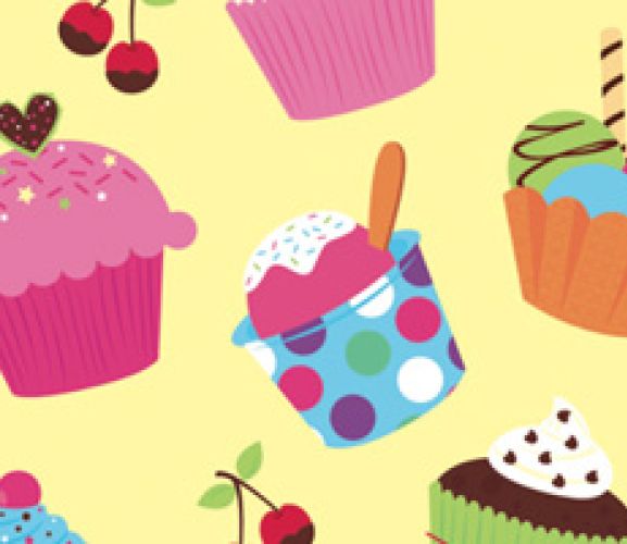 Cupcake & Sweet Sentiments & Free Papers