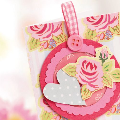 Pink Rose Greeting Card