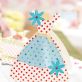 Retro Polka Dot Red Dress Card