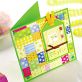 Yellow Gingham Tag Easter Card