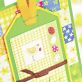 Yellow Gingham Tag Easter Card