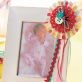 Paper Rosette & Pinwheel Bouquet, Frame & Card