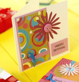 Funky Retro Birthday Card